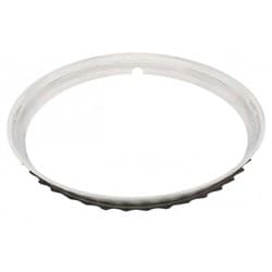 S/STEEL 16 RIBBED TRIM RING EA  UNIV  FIT UPI - A6224-6