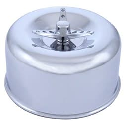 CHROME SMOOTH AIR CLEANER  SUIT  2-5/8 NECK UPI - A6280