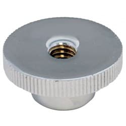 WINDSHIELD SLIDE ARM NUT  (EA) SUIT 28-32 CLOSED CAR CHROME UPI - A8008