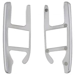 WINDSHIELD FRAME CORNERS 1932 FORD CHROME CLOSED CAR UPI - B20110