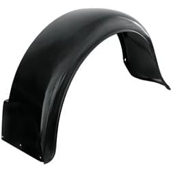 1932 FORD PICKUP REAR FENDER LH STEEL BLACK EDP COATED UPI - B21031