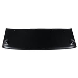1933-34 FORD GAS TANK COVER STEEL  BLACK EDP FINISH UPI - B24035
