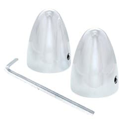 CHROME WIPER SHAFT BULLETS FITS 0.55" SHAFT UPI - C4041