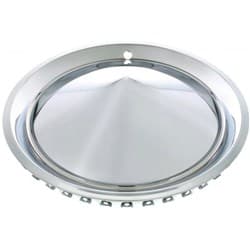 1957 PLYMOUTH 15" HUBCAP SET OF 4  CALIFORNIA CONE UPI - C5057