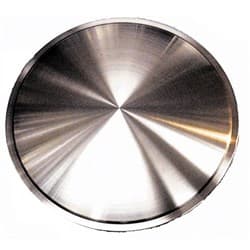 BRUSHED S/S DISC WHEEL COVERS SET OF 4 SNAP ON STYLE 14 UPI - RDC01-14