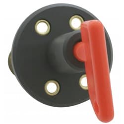 BATTERY ISOLATION SWITCH & RED KEY BLACK PLASTIC HOUSING UPI - S1202