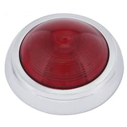 1950 PONTIAC LED TAILIGHT CHROME BEZEL  RED LENS UPI - STL1006LED