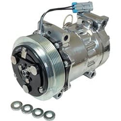 VIN AIR SANDEN GM COMPRESSOR 6 GROOVE SERP PULLEY*POLISH** VINTAGEAIR - 046441-MTQ
