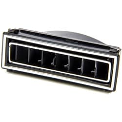 VINTAGE AIR STD SERIES DUCT 3.875X1.562 BLACK W/CHROME VINTAGEAIR - 49056-VUL