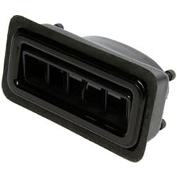 VINTAGE AIR STREAMLINE LOUVER RECT 1.75 X 4 BLACK ALUM TRIM VINTAGEAIR - 490621