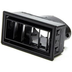 VINTAGE AIR RECT AIR DUCT 3.875X2 BLACK PLASTIC VINTAGEAIR - 49327-VUL