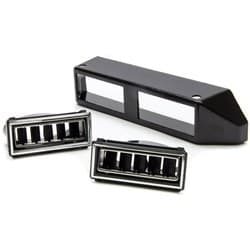 VINTAGE AIR UNDERDASH LOUVER *BLACK* DOUBLE LOUVER VINTAGEAIR - 63016-VUL