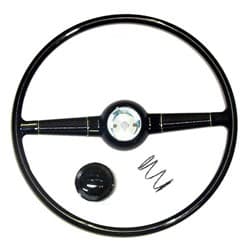 1940 DELUXE S/WHEEL  STOCK GLOSS BLACK VINTIQUE - 01A-3600-D