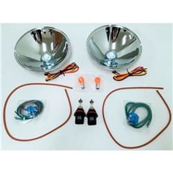 1933-34 HALOGEN REFLECTOR KIT WITH TURN SIGNAL VINTIQUE - 40-13027QK12TS