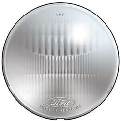 1933/34 FORD HEADLAMP LENS  EA W/ORIGINAL FORD LOGO GLASS VINTIQUE - 40-13060-S