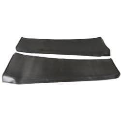 1933-34 DELUXE RUNNING BOARD COVERS BLACK LIKE ORIGINAL  PR VINTIQUE - 40-16450/1