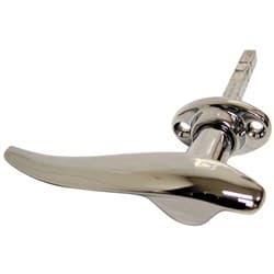 1932 3W OUTSIDE DOOR HANDLE EA CHROME-LEFT HAND CLOSED CAR VINTIQUE - 40-702351