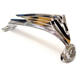 1935 FORD RAD SHELL ORNAMENT CHROME PLATED-C/W HARWARE VINTIQUE - 48-8215