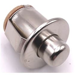 1937-48 FORD STARTER BUTTON CHROME VINTIQUE - 6A-11500-C