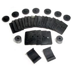 1937/40 BODY TO FRAME BUSH SET HIGH DENSITY RUBBER 34 PCE SET VINTIQUE - 78-5001