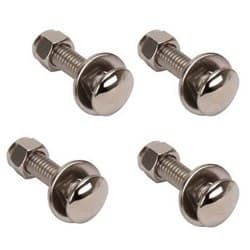 S/S HEADLIGHT BAR BOLT SET SUIT 1928-31 BOLTS/NUTS/WASHER VINTIQUE - A-13130-MBSS
