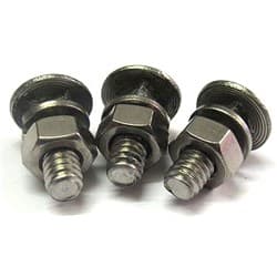 1928/31 TAILLAMP BRKT BOLT KIT STAINLESS  NUT,BOLT,WASHERS VINTIQUE - A-13474-SS