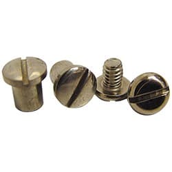 1928/32 PIVOT BOLT & NUT SET S/S POLISH SUIT CLOSED CAR W/S VINTIQUE - A-45475-SS