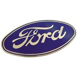 1928/30 RADIATOR SHELL EMBLEM BLUE-AS ORIGINAL    EA VINTIQUE - A-8212-A