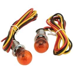 HEADLAMP TURN SIGNAL KIT  -PR 12V AMBER BULBS,1928-36 FORDS VINTIQUE - B-13026-TS12