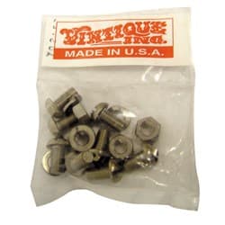 1932 PASS HOOD LATCH SCREW KIT S/S KIT  16PCS VINTIQUE - B-16750-SK