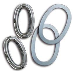 1932 OPEN CAR HANDLE & RISER ESCUTCHEON CHROME VINTIQUE - B-46270-AS