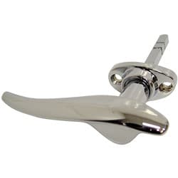 1932 OUTSIDE DOOR HANDLE  EA CHROME-LEFT HAND CLOSED CAR VINTIQUE - B-702351