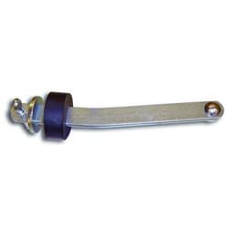 1932-48 DOOR CHECK STRAP KIT METAL ARM W/RUBBER CUSHIONS PR VINTIQUE - B-702828-S