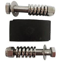 1928-48 S/S RADIATOR MOUNT KIT BOLTS,SPRINGS,NYLOCKS-KIT VINTIQUE - B-8130-SS
