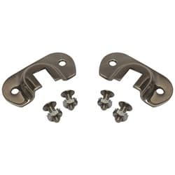 1928-32 FIREWALL SUPPORT ROD BRACKETS POLISH S/S KIT PR VINTIQUE - B-8140/41-SS