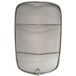 1932 STAINLESS GRILLE INSERT WITH CRANKHOLE C/W MOUNT H'WAR VINTIQUE - B-8200-OS