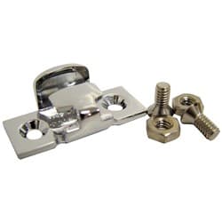 1932-36 FRONT REAR HOOD BRACKET MOUNT HARDWARE*CHROME* VINTIQUE - B-8220