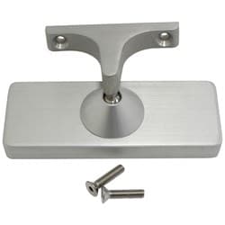 BILLET ALUM REARVIEW MIRROR SCREW ON BRUSHED FINISH    EA VINTIQUE - BA-17682-B