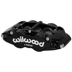6 PISTON DUST SEAL CALIPER, LH 1.62-1.12-1.12", 1.10" DISC WILWOOD / 120-14437-BK