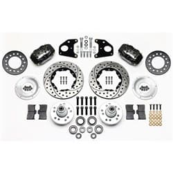 DUST BOOT FRONT BRAKE KIT, 11" DODGE B & E BODY 1962-72 WILWOOD / 140-11020-D-DB