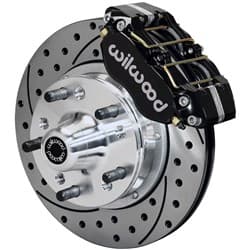 DUST BOOT FRONT BRAKE KIT 1967-69 CAMARO, 11.00" DRILLED WILWOOD / WB140-13202-D
