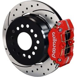 DUST BOOT PARK BRAKE KIT 12.19 DRILLED, BIG FORD 2.36" OS WILWOOD / 140-13204-DR