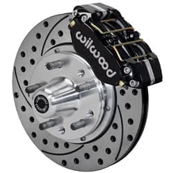 DUSTBOOT FRONT KIT 11" DRILLED WILWOOD PRO SPINDLE WILWOOD - 140-13345-D
