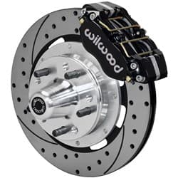 DUSTBOOT FRONT KIT 12.19" WILWOOD PRO SPINDLE, DRILLED WILWOOD - 140-13346-D