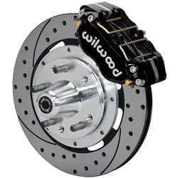 DUSTBOOT FRONT BRAKE KIT FORD MUSTANG 70-73, 12.19" DRILLED WILWOOD - 140-15406-D