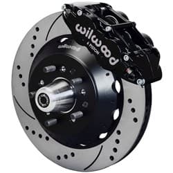 FRONT BRAKE KIT, MUSTANG 65-69 BLACK FNSL6R-DS, 14" ROTOR WILWOOD / 140-15407-D