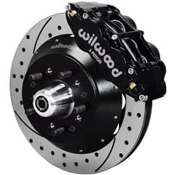 FRONT BRAKE KIT, 14.00" ROTORS BLACK FNSL6R SUIT PRO SPINDLE WILWOOD / 140-15410-D