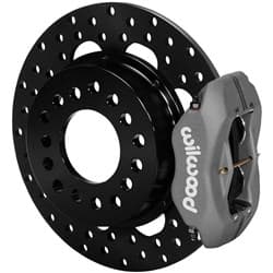 REAR DRAG KIT BIG FORD NEW DRILLED, 2.5" OFFSET WILWOOD - 140-2119-BD