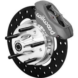 DRAG RACE FRONT BRAKE KIT FOR MUSTANG, FALCON, FAIRLANE WILWOOD - 140-4307-BD