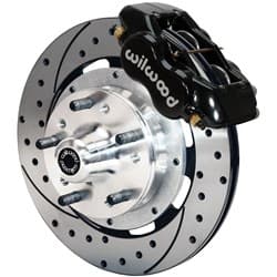 WILWOOD D/LITE 4 PISTON FRONT KIT HQ/CAMARO DRILLED WILWOOD - 140-7675-D